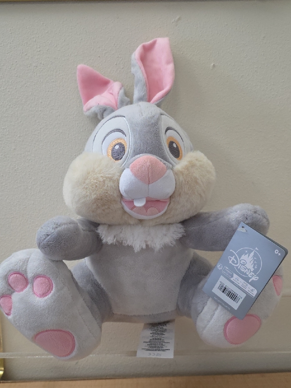 Disney Parks  Gray Thumper Plush Bunny - NWT Not Played With.